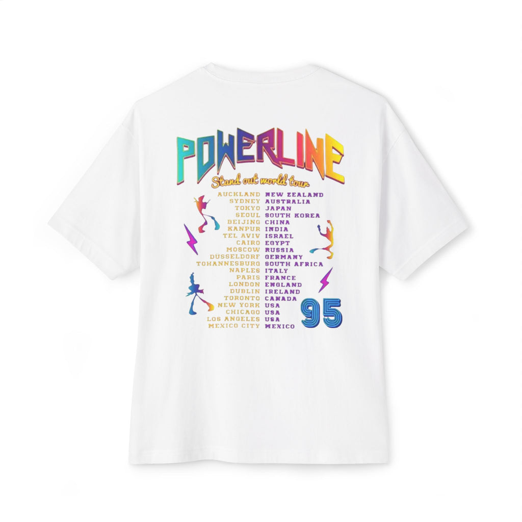 Powerline "Stand Out" World Tour ’95 Oversized Graphic Tee