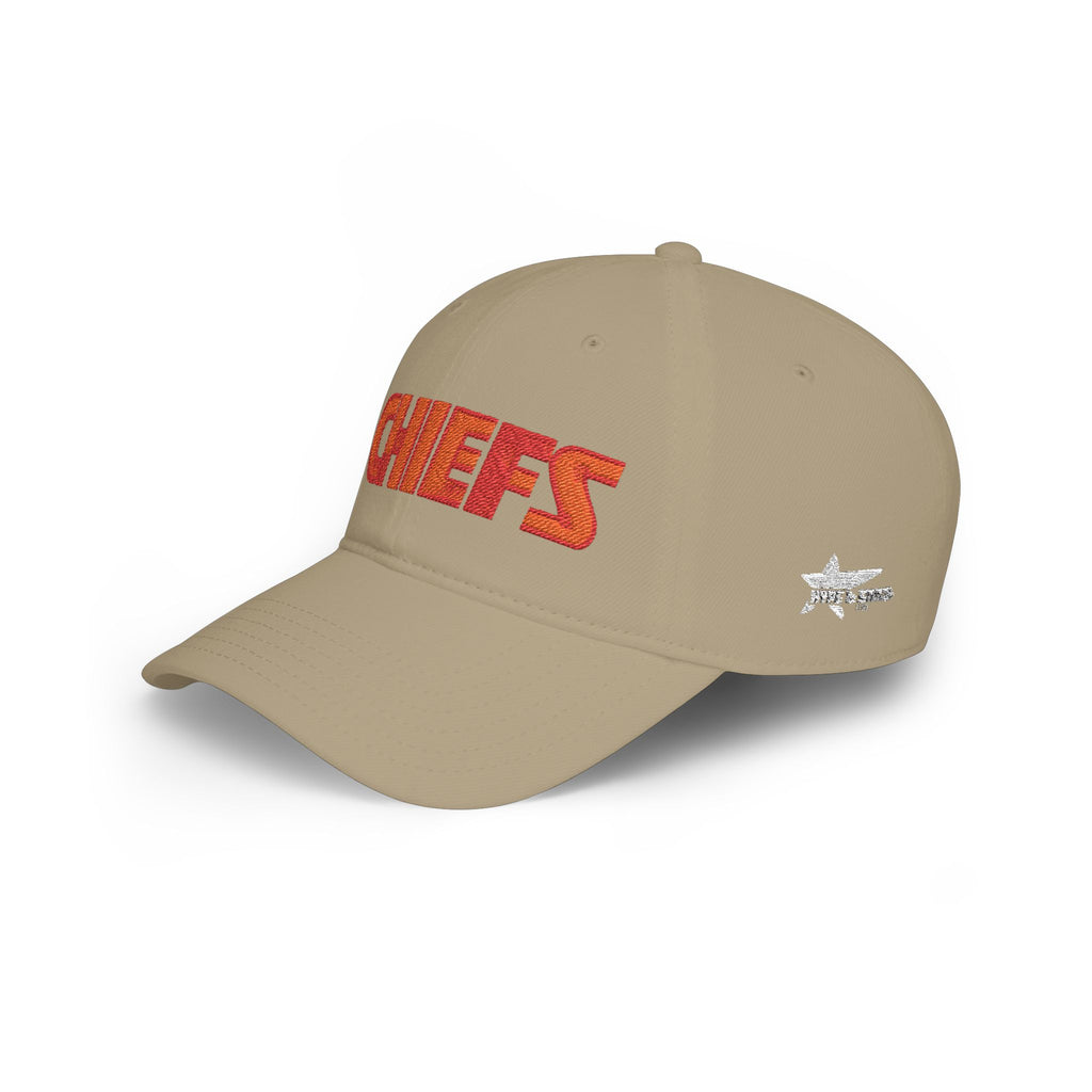 Kansas City Chiefs Low Profile Embroidered Cotton Dad Hat