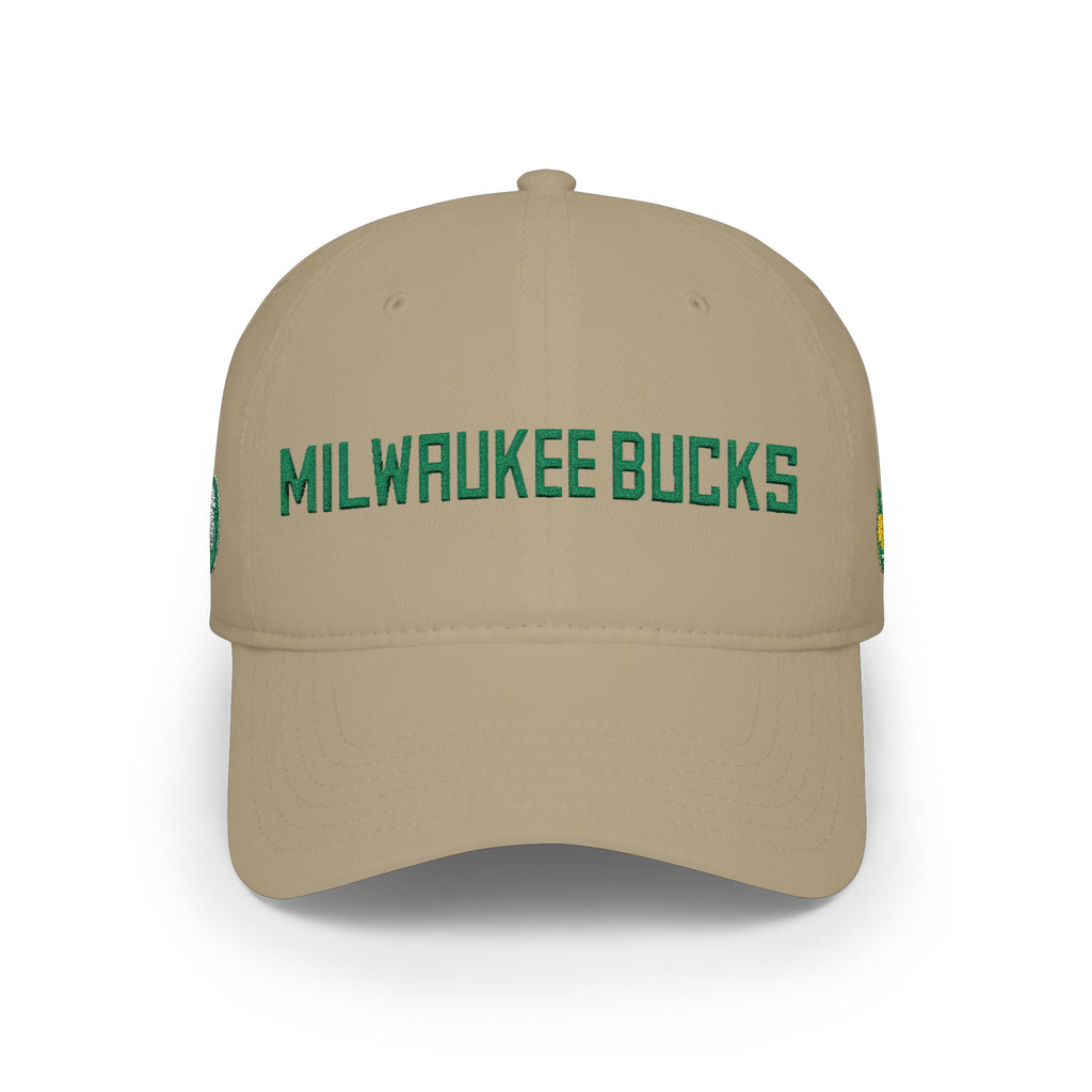 Milwaukee Bucks Vintage Embroidered Dad Hat – Adjustable Low-Profile Cap
