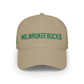 Milwaukee Bucks Vintage Embroidered Dad Hat – Adjustable Low-Profile Cap