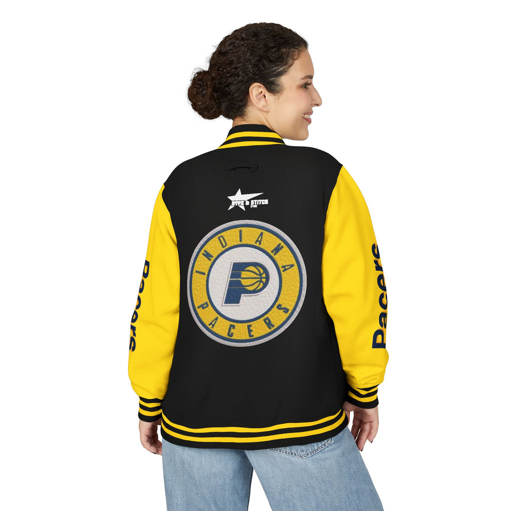 Indiana Pacers Varsity Jacket | Unisex Streetwear Letterman