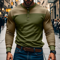 American Slim Fit Commute Henley Shirt