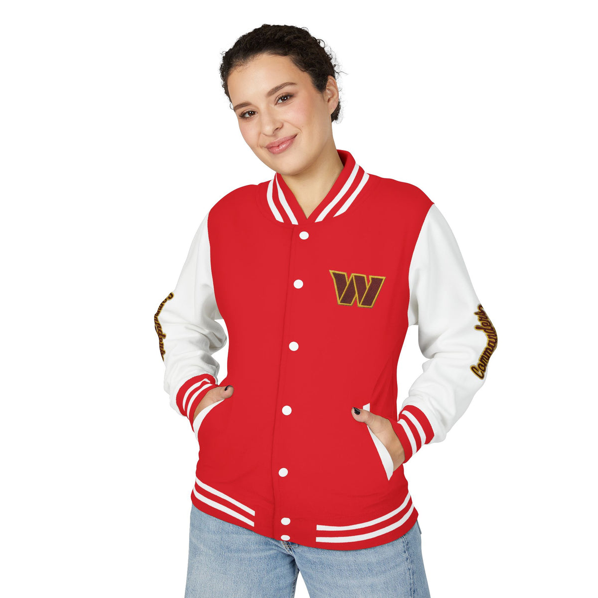 Washington Commanders Heavyweight Letterman Jacket