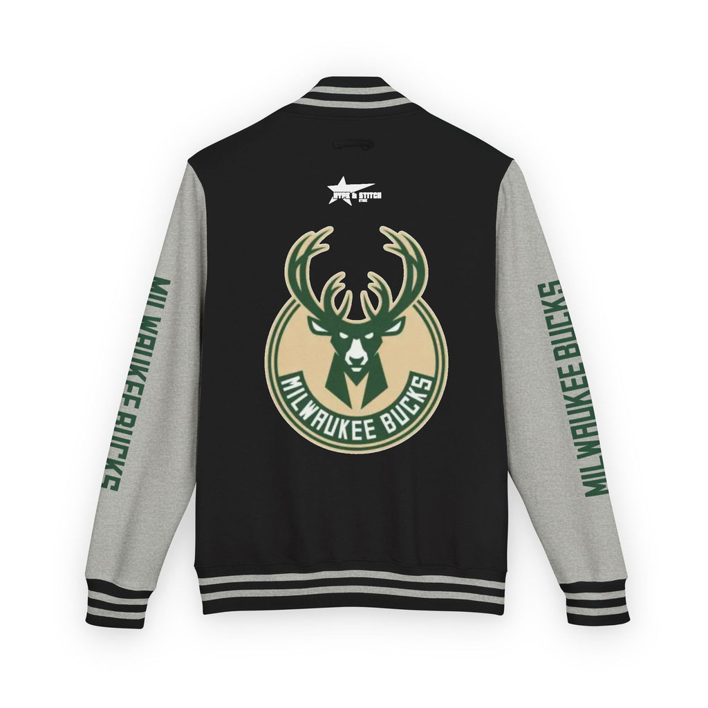 Milwaukee Bucks Varsity Jacket | Unisex Streetwear Letterman