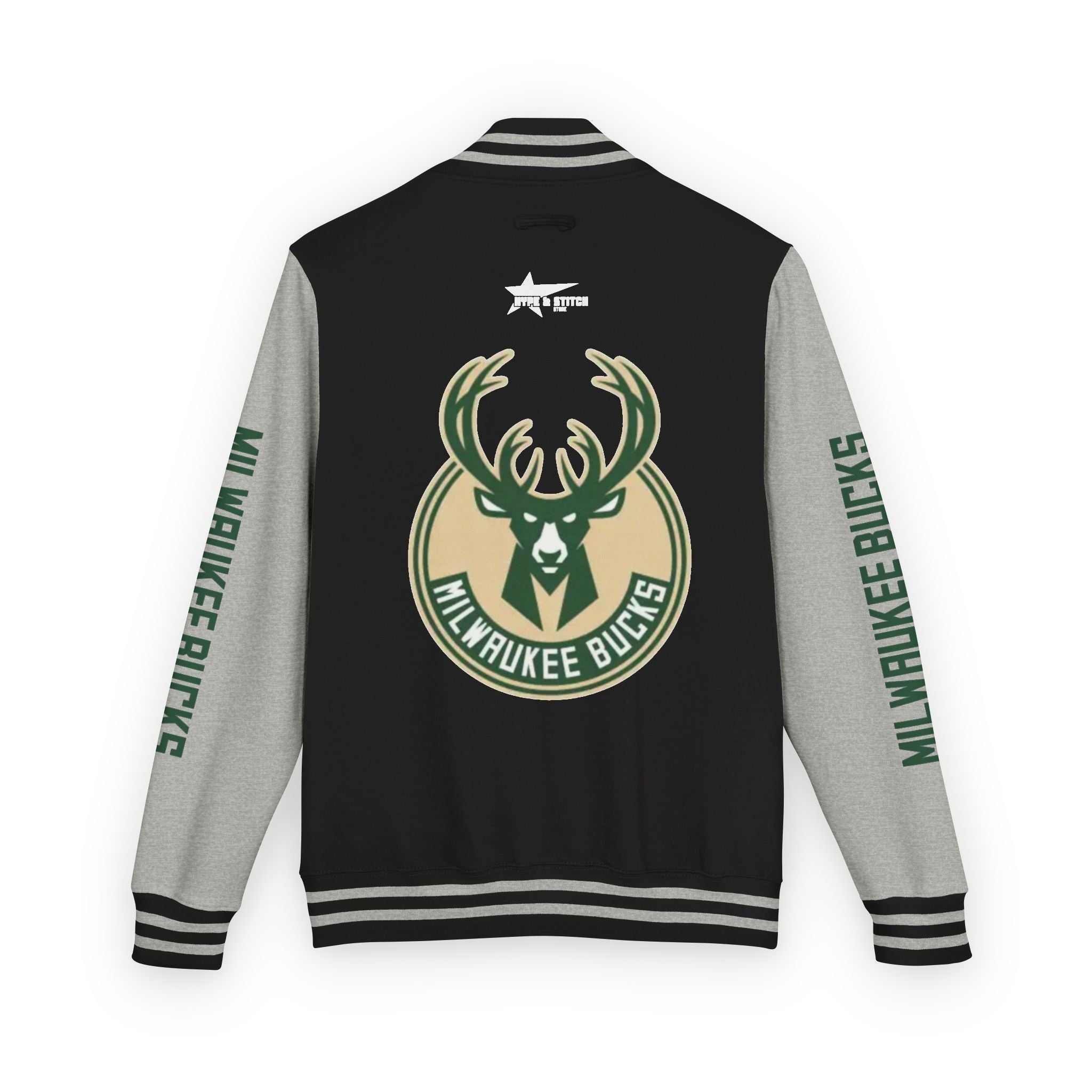 Milwaukee Bucks Varsity Jacket | Unisex Streetwear Letterman