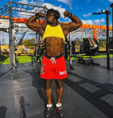 Men's Mesh Embroidered Basketball Shorts
