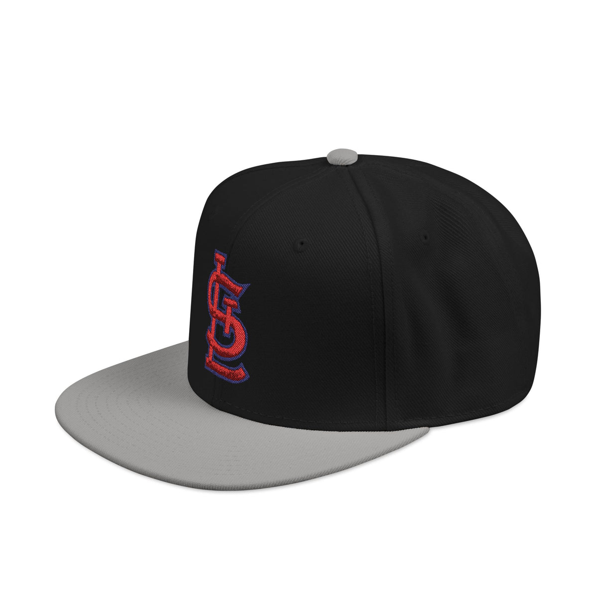 St. Louis Cardinals Flat Brim Fitted Hat with Embroidered Logo