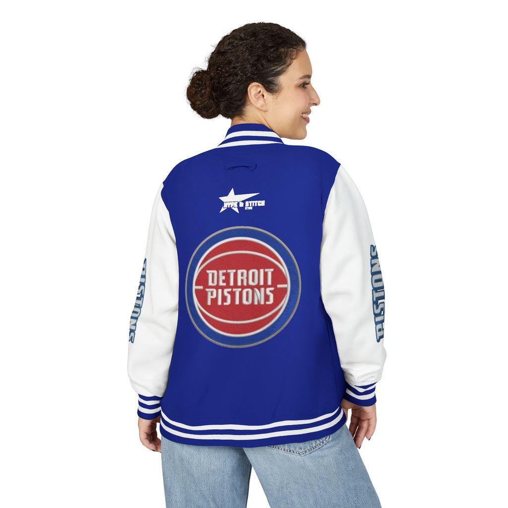 Detroit Pistons Varsity Jacket | Unisex Streetwear Letterman