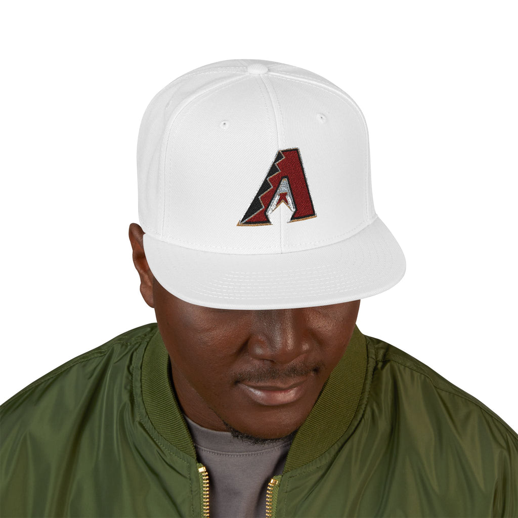 Custom Embroidered Diamondbacks Snapback Hat - 6-Panel Cap