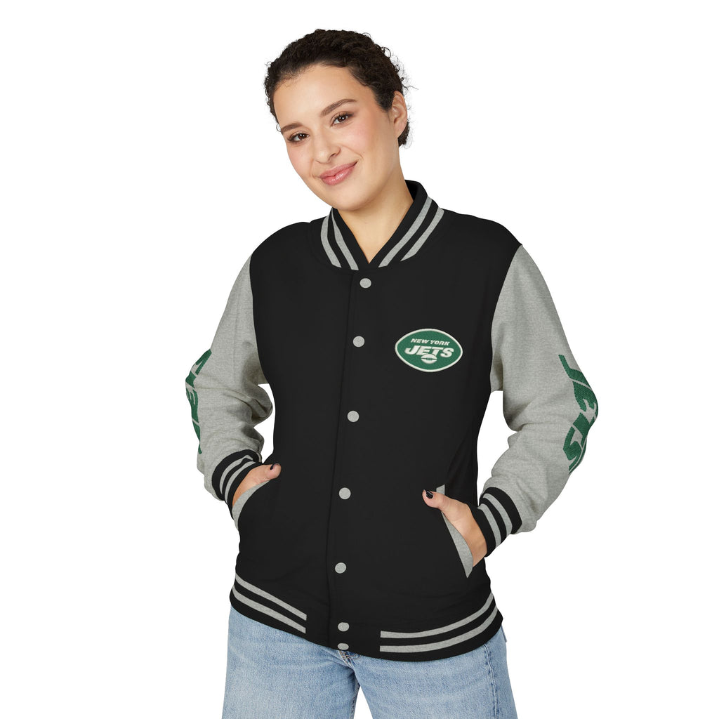 New York Jets Heavyweight Fan Varsity Jacket