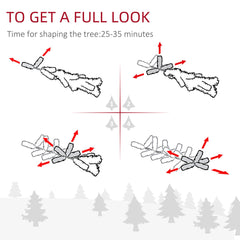 9 Feet Prelit Artificial Snow Flocked Pencil Christmas Tree, Slim Xmas Tree With Warm White LED Light, Holiday Home Xmas Decoration, Green