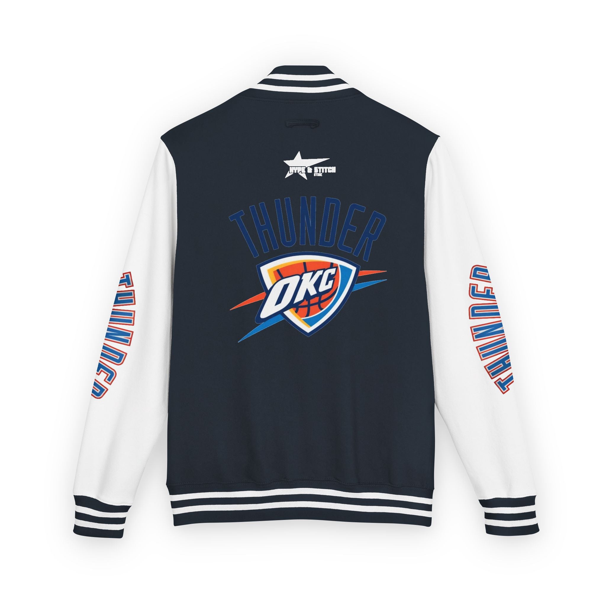 Oklahoma City Thunder Unisex Heavyweight Varsity Letterman Jacket