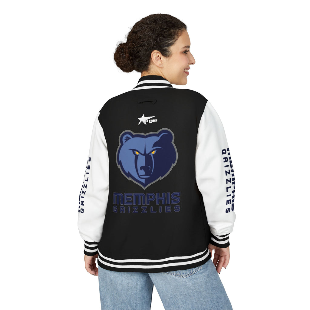 Memphis Grizzlies Varsity Jacket | Unisex Streetwear Letterman