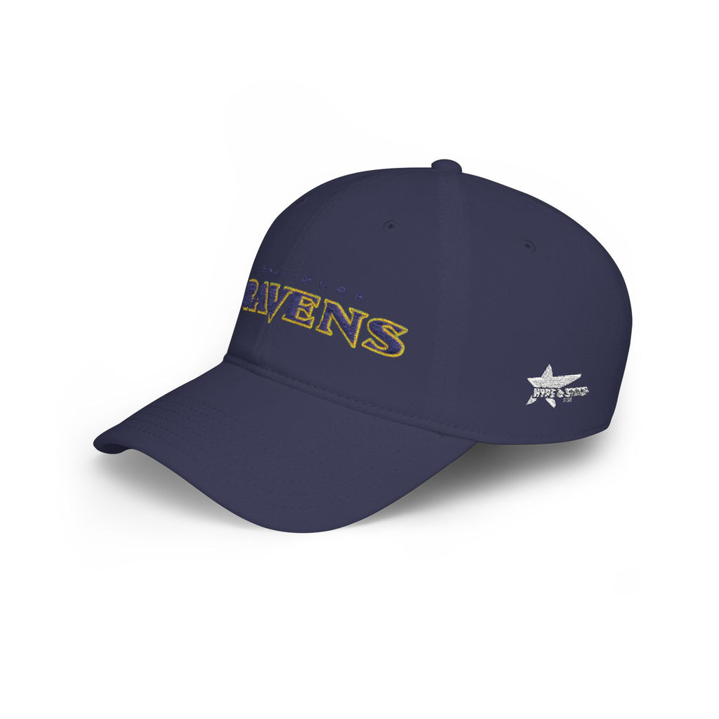 Baltimore Ravens Embroidered Dad Hat | Curved Brim Football Fan Cap