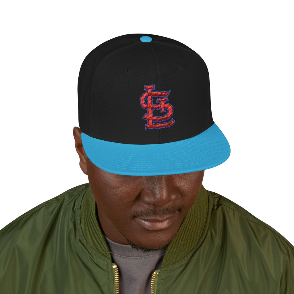 St. Louis Cardinals Flat Brim Fitted Hat with Embroidered Logo