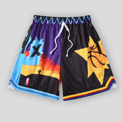American Basketball Shorts Double Mesh