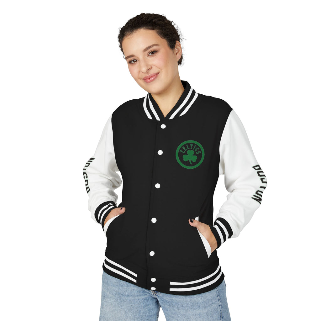 Boston Celtics Unisex Heavyweight Varsity Letterman Jacket