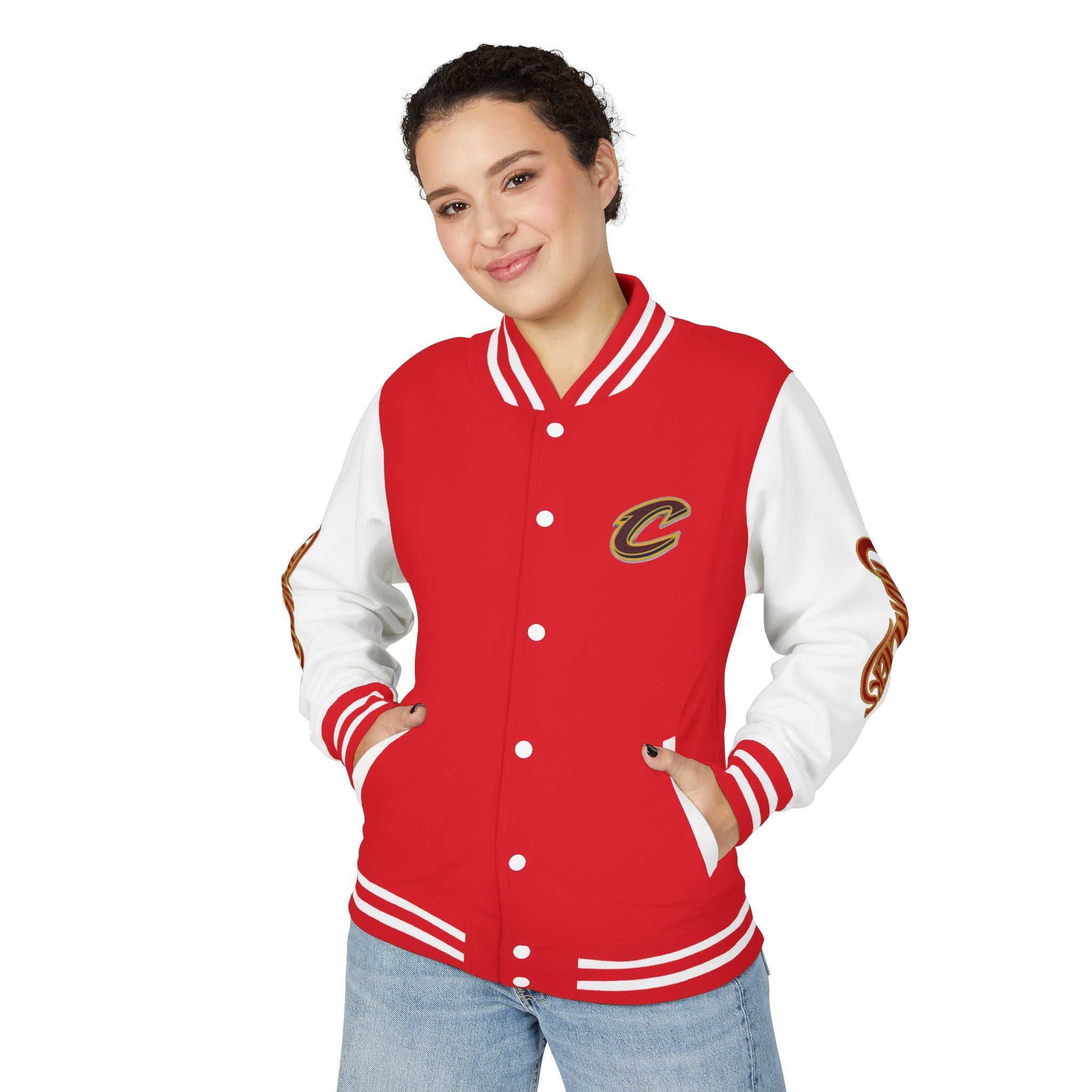 Cleveland Cavaliers Varsity Jacket | Unisex Streetwear Letterman