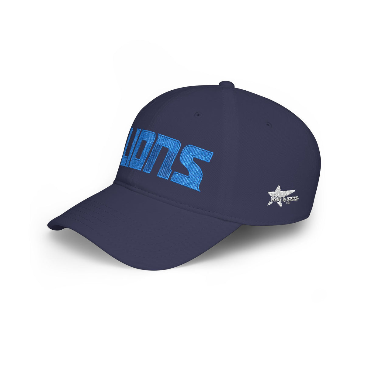 Detroit Lions Embroidered Low Profile Dad Hat – Unisex Baseball Cap