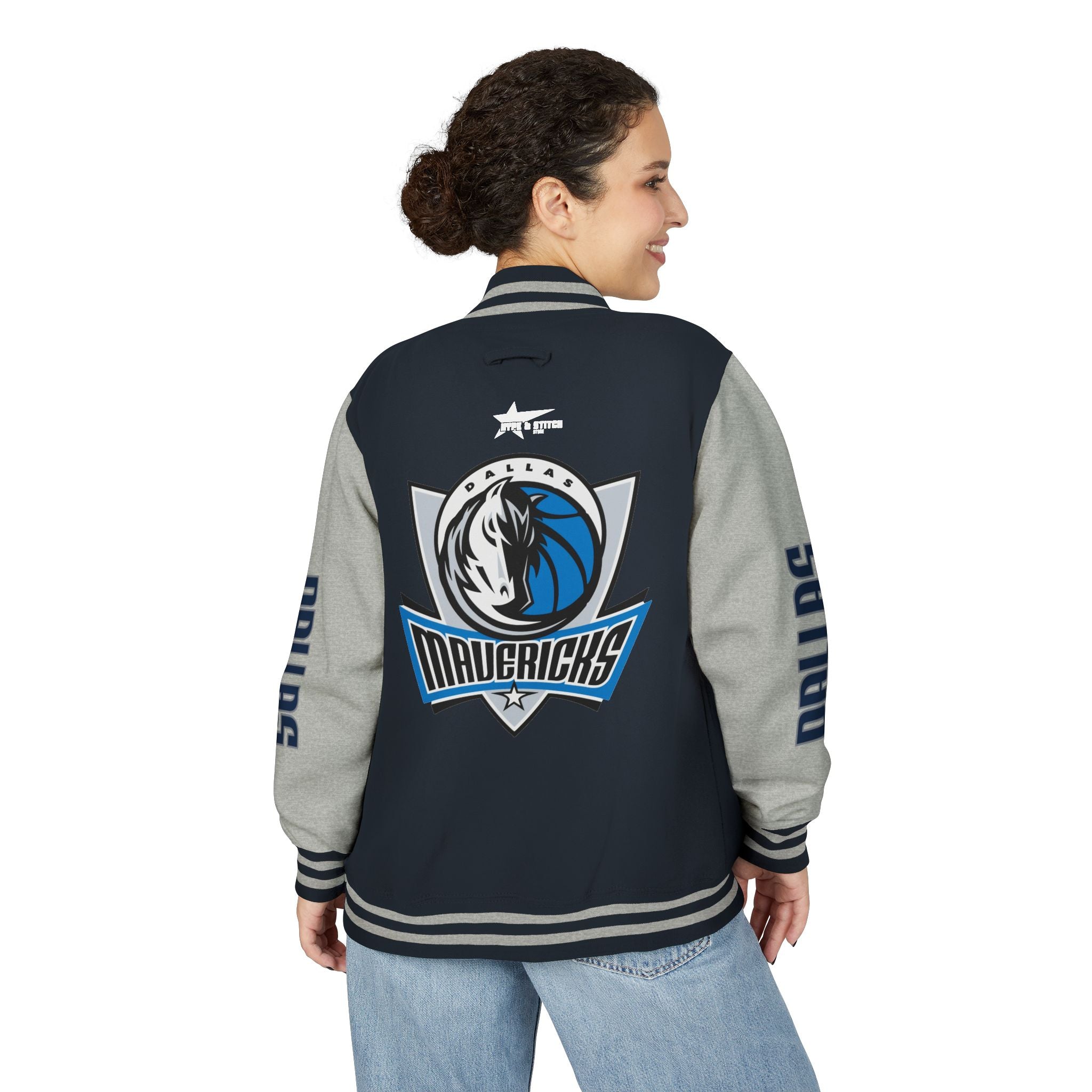 Dallas Mavericks Unisex Heavyweight Varsity Letterman Jacket