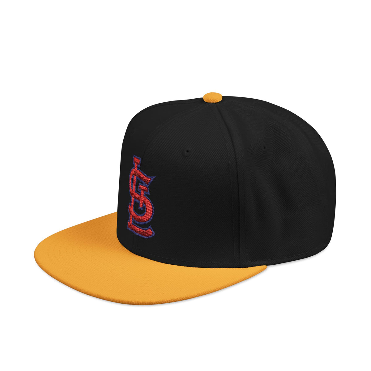 St. Louis Cardinals Flat Brim Fitted Hat with Embroidered Logo