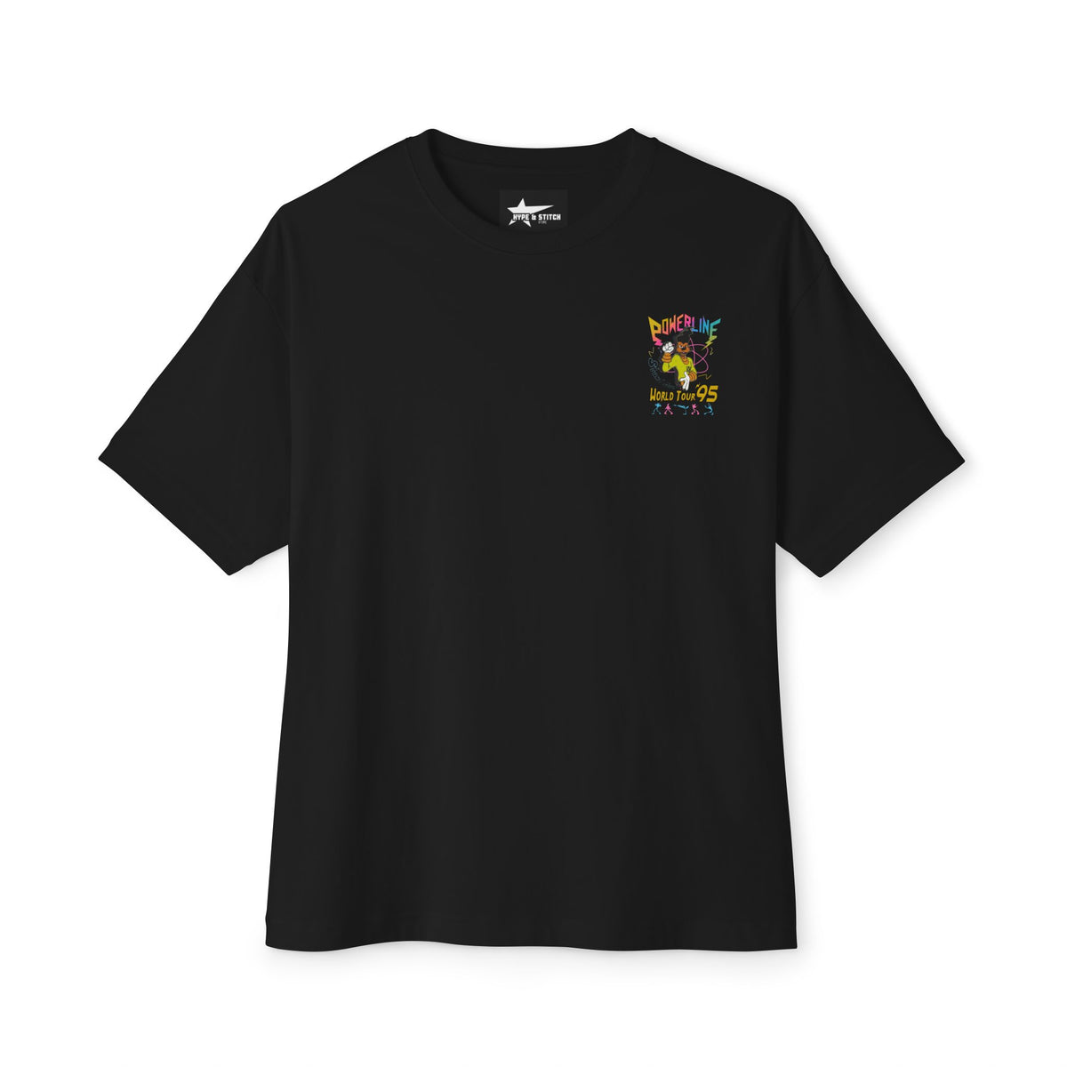 Powerline "Stand Out" World Tour ’95 Oversized Graphic Tee