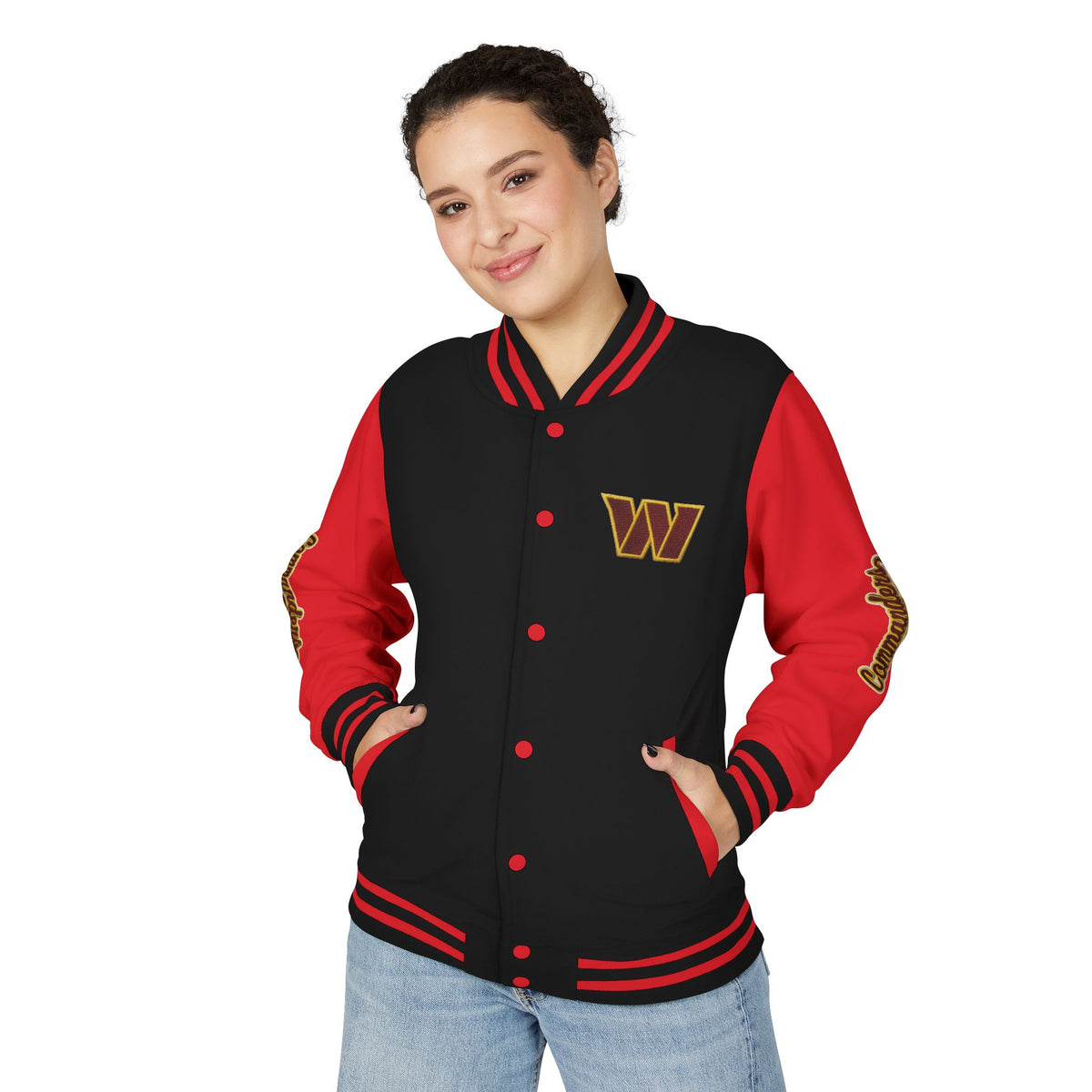Washington Commanders Heavyweight Letterman Jacket