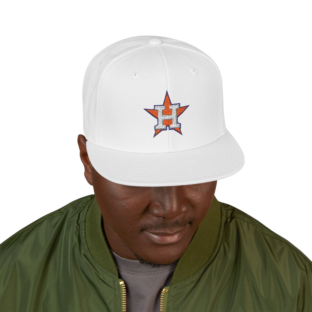 Houston Astros Snapback Hat | Multi-Color Flat Brim Custom Cap