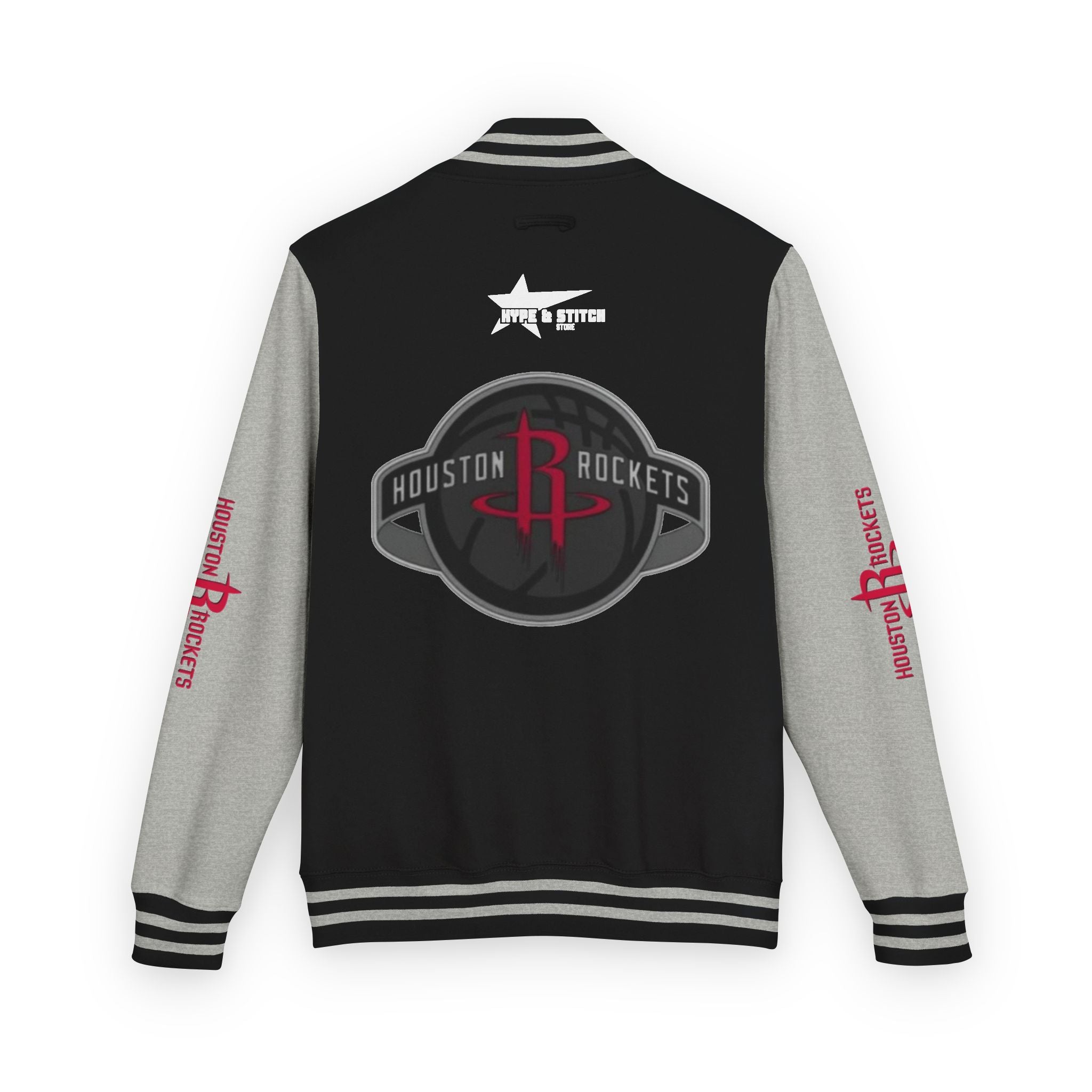 Houston Rockets Varsity Jacket | Unisex Streetwear Letterman