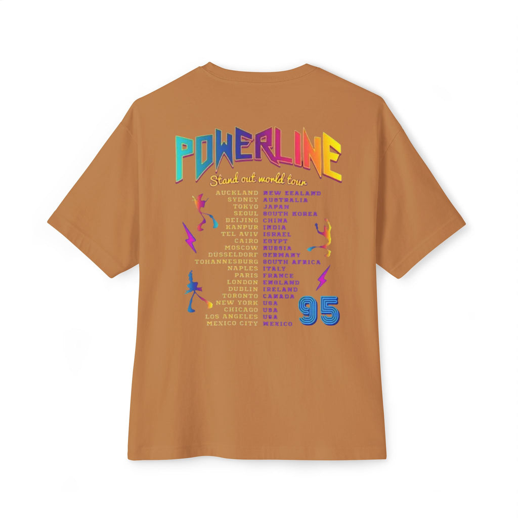 Powerline "Stand Out" World Tour ’95 Oversized Graphic Tee