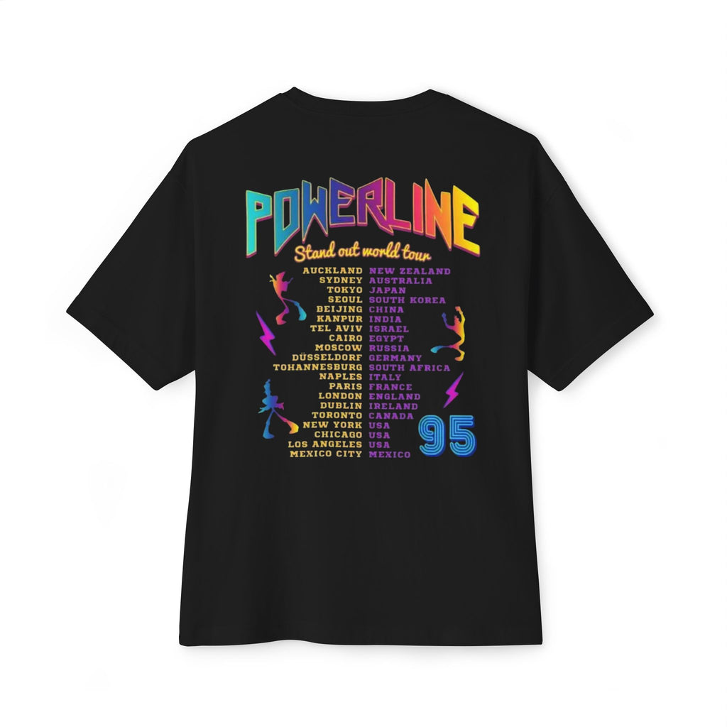 Powerline "Stand Out" World Tour ’95 Oversized Graphic Tee