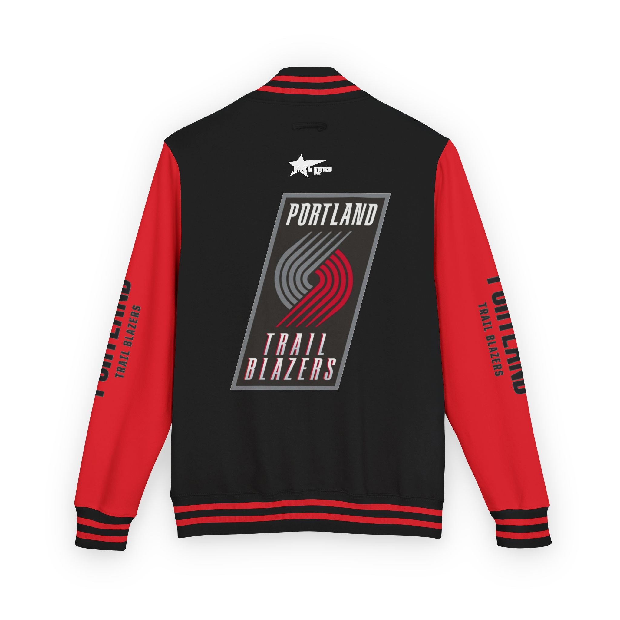 Portland Trail Blazers Varsity Jacket | Unisex Streetwear Letterman