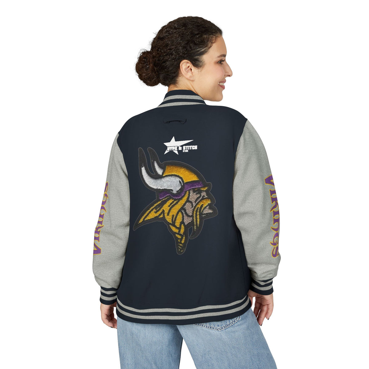 Minnesota Vikings Heavyweight Letterman Varsity Jacket