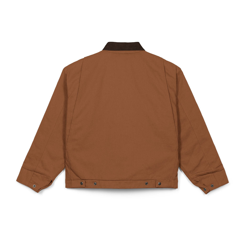 Unisex Duck Cloth Canvas Work Jacket - Heritage Brown