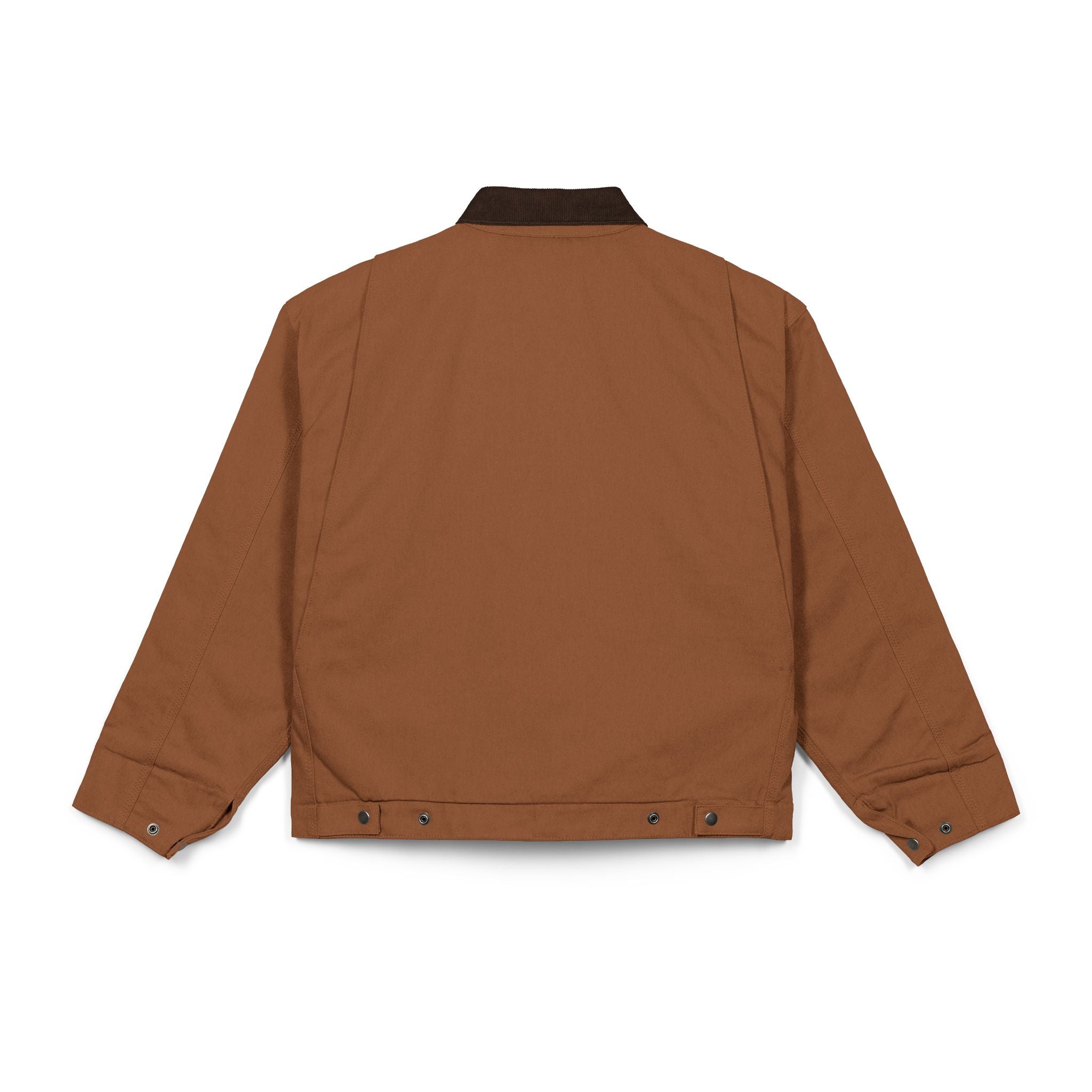 Unisex Duck Cloth Canvas Work Jacket - Heritage Brown