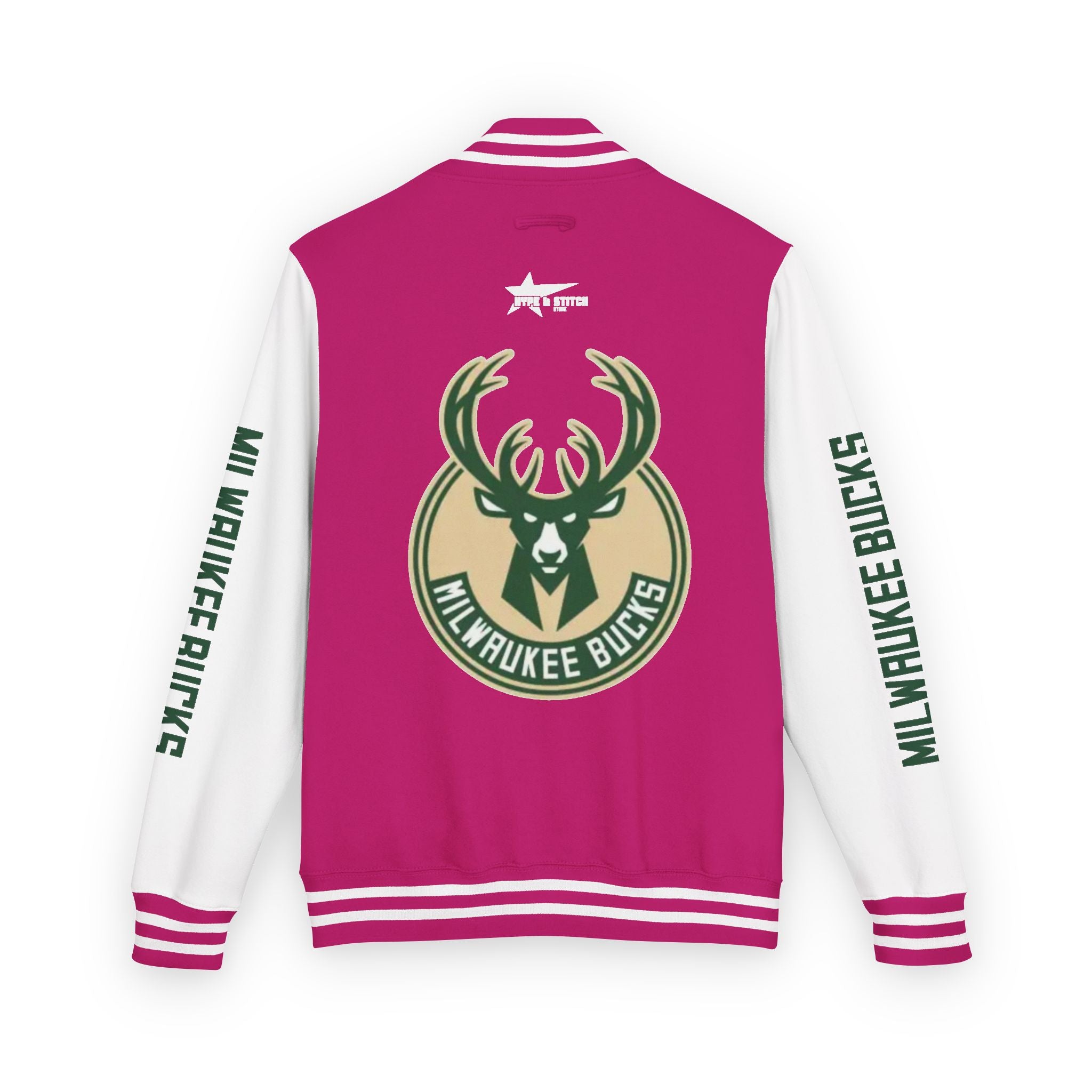 Milwaukee Bucks Varsity Jacket | Unisex Streetwear Letterman