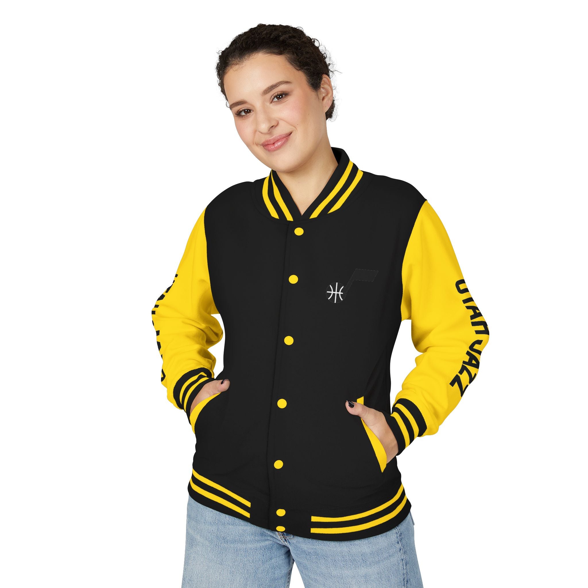 Utah Jazz Varsity Jacket | Unisex Streetwear Letterman