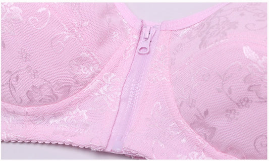 Front zip mom bra