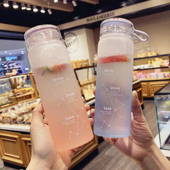 Leak-proof frosted glass