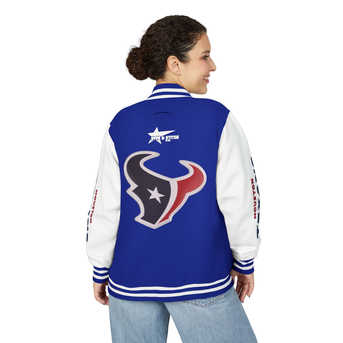 Houston Texans Vintage Varsity Jacket | Custom Letterman Outerwear