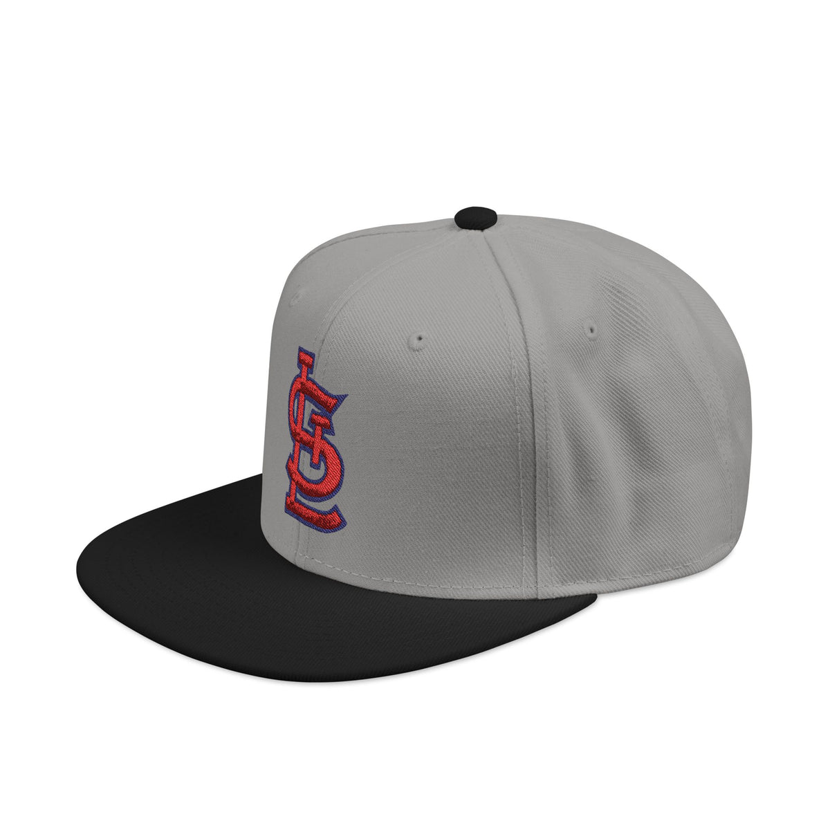 St. Louis Cardinals Flat Brim Fitted Hat with Embroidered Logo