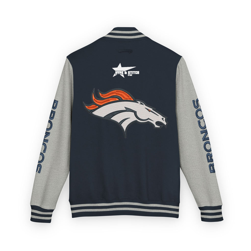 Denver Broncos Vintage Varsity Jacket | Retro Letterman Streetwear