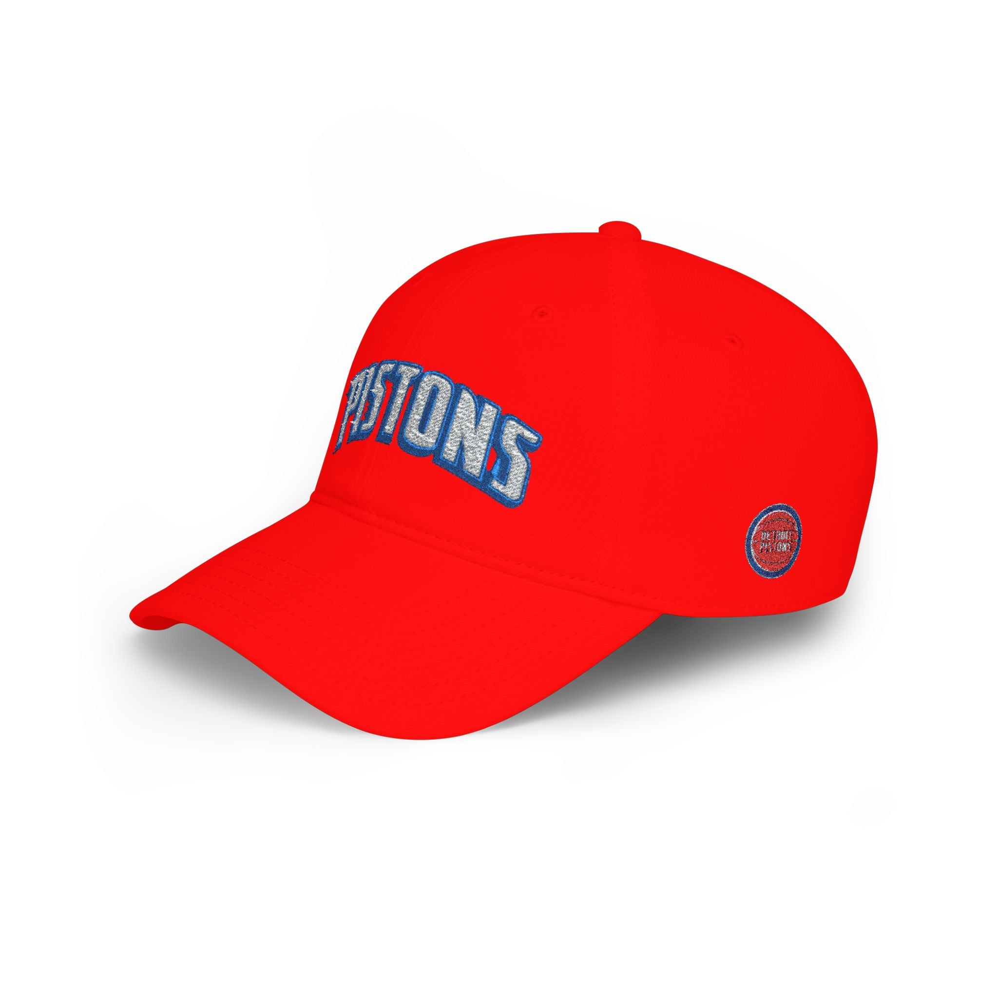 Detroit Pistons Vintage Embroidered Dad Hat – Adjustable Low-Profile Cap