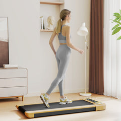 Walking Pad, Under Desk Treadmill With 17 X 43 Wide Belt, Remote Control, Bluetooth Speaker, Wheels And LED Display