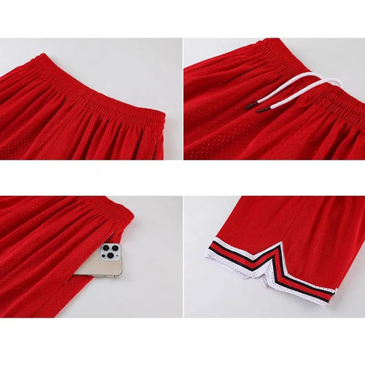 Leisure Basketball Clothes Shorts Sports Mesh American Short-length Pants