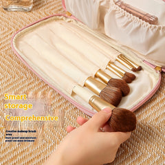 Double Zipper Cosmetic Buggy Bag
