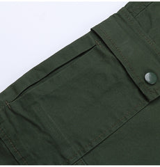 Straight Leg Cargo Pants Women High Waist Casual Baggy Pants