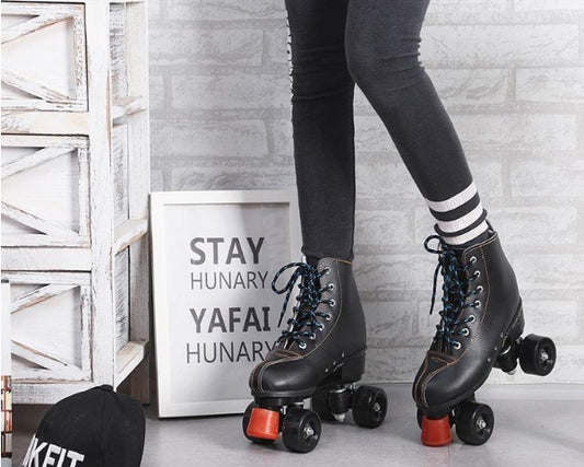 Double Row Roller Brush Street Shoe Cover Roller Skates Double Row Roller Skates