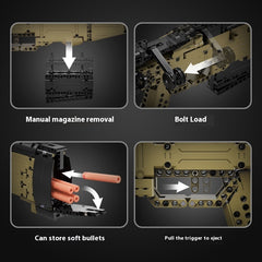 Heavy Duty Sniper Rifle Assembled Puzzle Building Blocks Toy