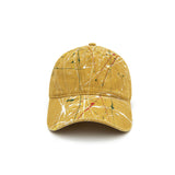 Hand-splashed Baseball With Curved Brim